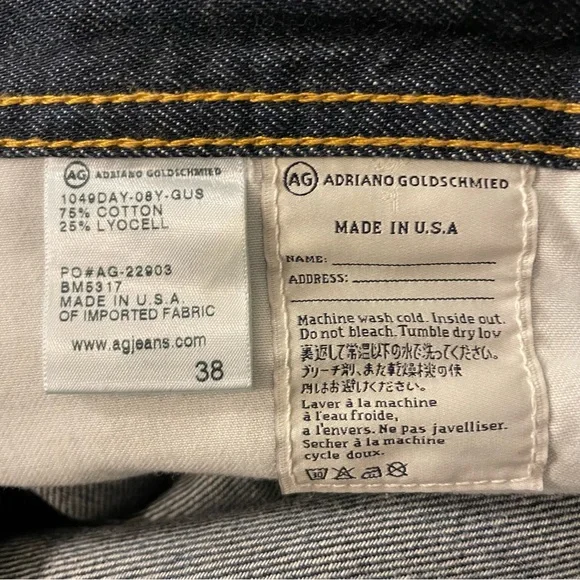 AG Adriano Goldschmied The Protege Straight Leg in Bolton Blue - Picture 5 of 13